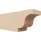 Ekena Millwork 6in. W x 8in. H x 20in. L Newport Woodgrain TimberThane Rafter Tail, Primed Tan RFTUR06X08X20NEWRCPR - alternate 1
